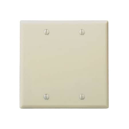 Leviton Wallplates 2G Blank Ivory 86025